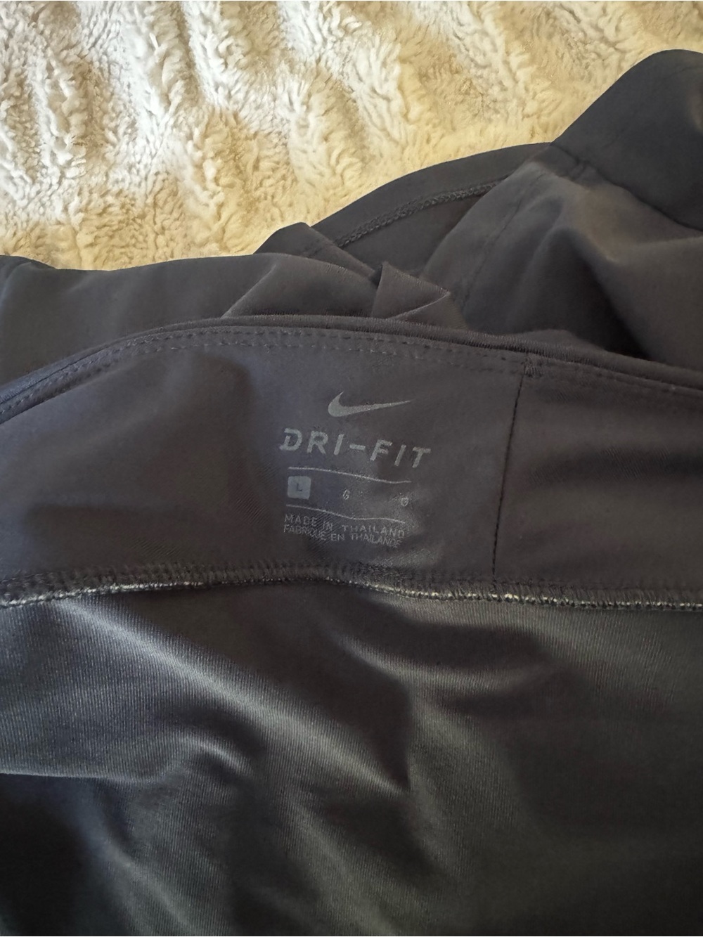Nike Navy Performance Tennis Skirt with Built-In Shorts - Picture 3 of 4